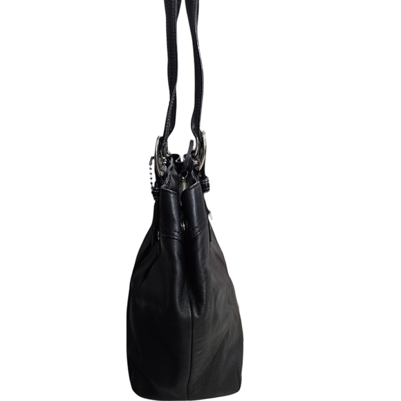 Coach Black Leather Tote Bag - Picture 5 of 9